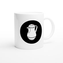 Last inn bildet i Galleri-visningsprogrammet, NYHET! Hvit kaffekopp med tekst og logo